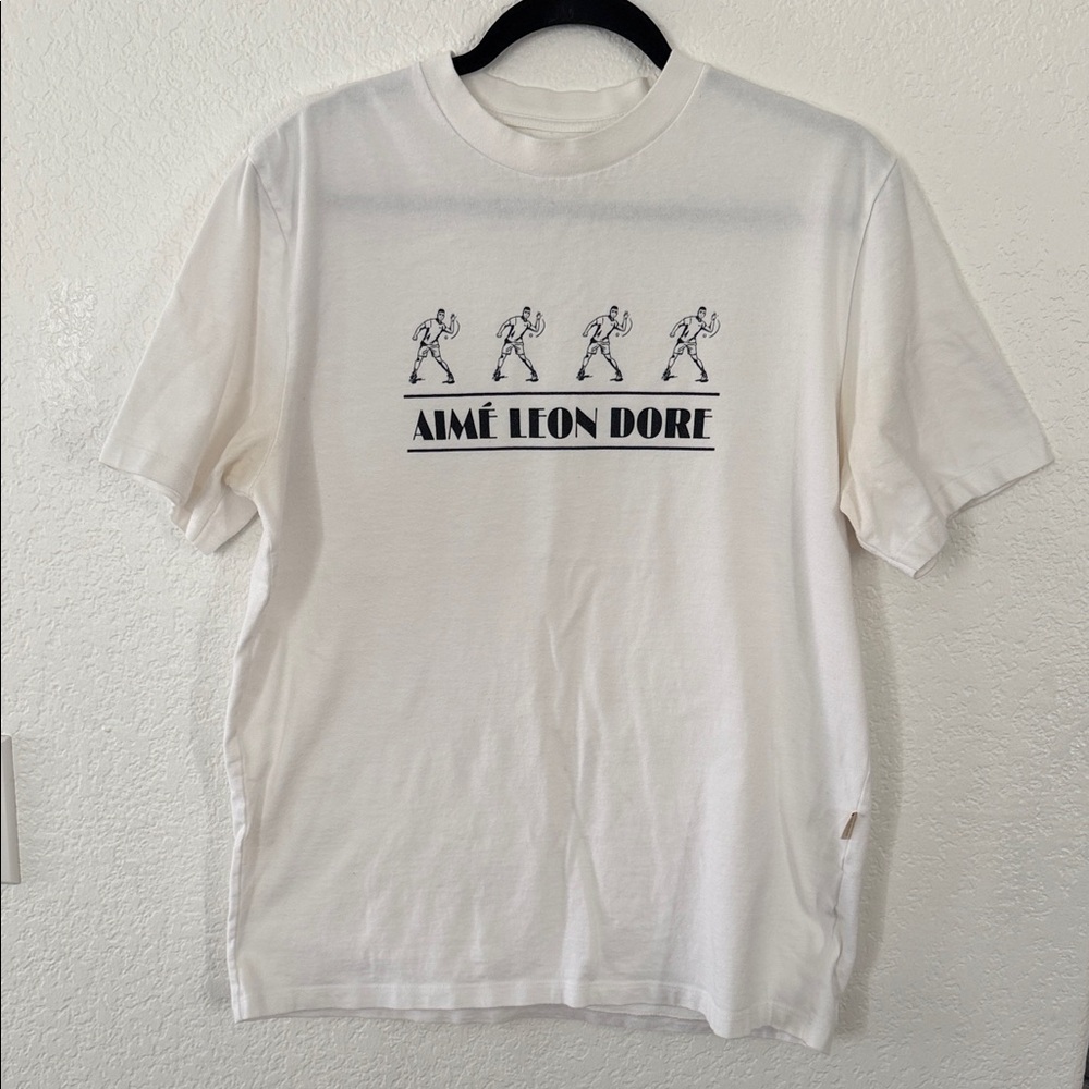 Aime Leon Dore White Graphic Tee